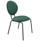 Cadeira Estofada Sofie F02 Veludo 403 Verde - Mpozenato