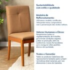 Cadeira Estofada Tiê Maxx Cabecasa Madeiraoriginals Amêndoa/m