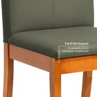 Cadeira Estofada Tiê Maxx Cabecasa Madeiraoriginals Amêndoa/v