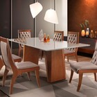 Cadeira Estofada Valpas Base Em Madeira