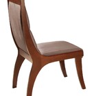 Cadeira Estofada Valpas Base Em Madeira