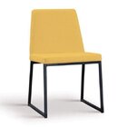 Cadeira Estofada Yanka  Amarelo
