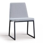 Cadeira Estofada Yanka  Gelo