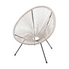 Cadeira Estrutura Em Aço Acapulco Or Design Fendi/preto