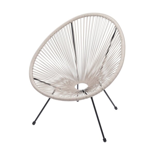 Cadeira Estrutura Em Aço Acapulco Or Design Fendi/preto