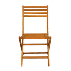 Cadeira para Jardim de Madeira Eucalipto Dobrável sem Braço Solarium Amarelo 86x46x60cm Naterial