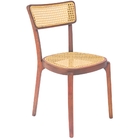 Cadeira Eva Ass Tela - Chocolate/areia