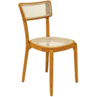 Cadeira Eva Ass Tela - Mel/natural