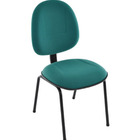 Cadeira Executiva Base Fixa Palito Linha Office Plus Verde Ve