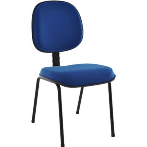 Cadeira Executiva Base Fixa Palito Linha Robust Azul