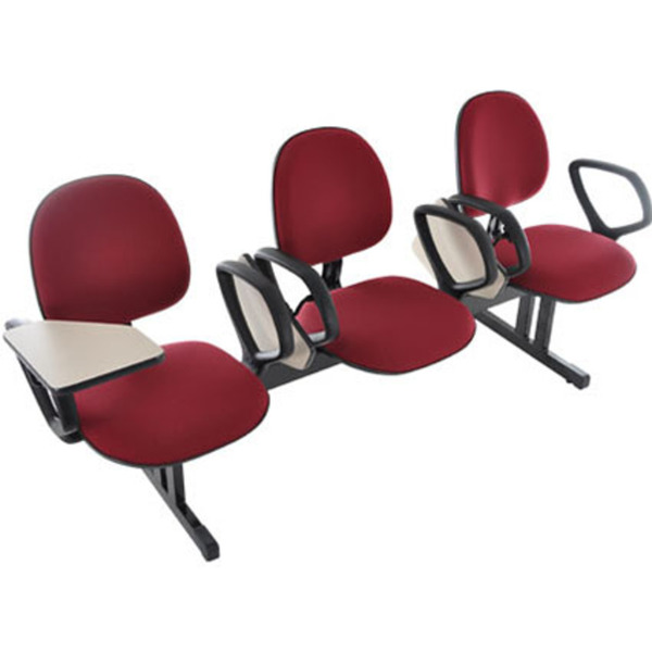 Cadeira Executiva Em Longarina Com 3 Lugares Linha Office Ver