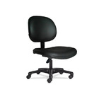 Cadeira Executiva Lisa Giratória Sem Braços Cor Preta