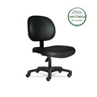 Cadeira Executiva Lisa Giratória Sem Braços Cor Preta