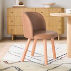 Cadeira Fante Madeira Maciça Yescasa Caramelo