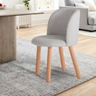 Cadeira Fante Madeira Maciça Yescasa Cinza