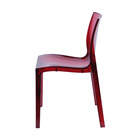 Cadeira Femme Fatale Policarbonato Vermelha
