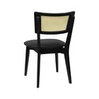 Cadeira Fendy Madeira Maciça Encosto Telinha Assento Estofado