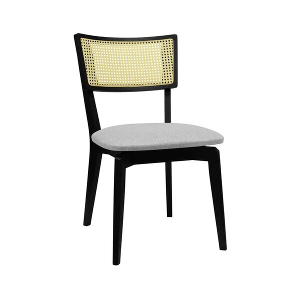 Cadeira Fendy Madeira Maciça Encosto Telinha Assento Estofado