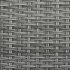 Cadeira Fibra Rattan Davos 88x57x59cm Cinza Naterial