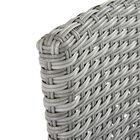 Cadeira Fibra Rattan Davos 88x57x59cm Cinza Naterial