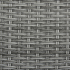 Cadeira Fibra Rattan Davos 88x57x59cm Cinza Naterial