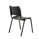 Cadeira Fit Com Assento E Encosto Em Polipropileno Preto Roal