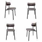 Cadeira Fixa Com 4 Pés 50 X 44,7 X 83,8 Cm Com 4 Unidades All