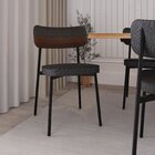 Cadeira Fixa Com 4 Pés 50 X 44,7 X 83,8 Cm Com 6 Unidades All