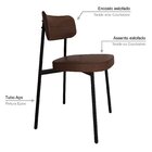 Cadeira Fixa Com 4 Pés 50 X 44,7 X 83,8 Cm Com 6 Unidades All