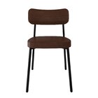 Cadeira Fixa Com 4 Pés 50 X 44,7 X 83,8 Cm Com 6 Unidades All