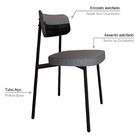 Cadeira Fixa Com 4 Pés 50 X 44,7 X 83,8 Cm Com 6 Unidades All