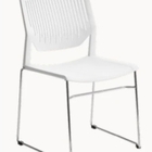 Cadeira Fixa Cromada Conect Moov Cor Branca - Avantti - 7002