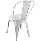 Cadeira Fixa Design Tolix Metal Pelegrin Pel-1518 Branca