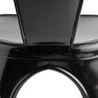 Cadeira Fixa Design Tolix Metal Pelegrin Pel-1518 Preta