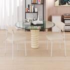 Cadeira Fixa Estofada Mynna C/pés Brancos