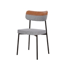 Cadeira Fixa Estofada Mynna Tecido Meclado