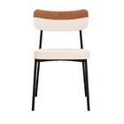 Cadeira Fixa Estofada Mynna Tecido Meclado