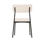 Cadeira Fixa Estofada Mynna Tecido Meclado