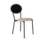 Cadeira Fixa Estofada Vintage Elipse