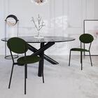 Cadeira Fixa Estofada Vintage Elipse