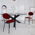 Cadeira Fixa Estofada Vintage Elipse C/04 Un.