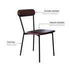 Cadeira Fixa Estofada Vintage Emília