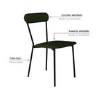 Cadeira Fixa Estofada Vintage Emília