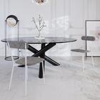 Cadeira Fixa Estofada Vintage Emília. C/pés Brancos.