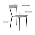 Cadeira Fixa Estofada Vintage Emília C/02 Un.