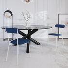 Cadeira Fixa Estofada Vintage Emília C/02 Un. C/pés Brancos.