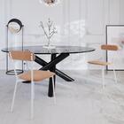 Cadeira Fixa Estofada Vintage Emília C/04 Un. C/pés Brancos.