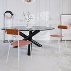 Cadeira Fixa Estofada Vintage Emília C/04 Un. C/pés Brancos.