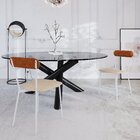 Cadeira Fixa Estofada Vintage Emília Com 2 Unidades Areia/bra