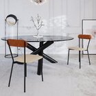 Cadeira Fixa Estofada Vintage Emília Com 2 Unidades Areia/car